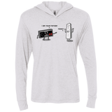 T-Shirts Heather White / X-Small I am your father NES Triblend Long Sleeve Hoodie Tee