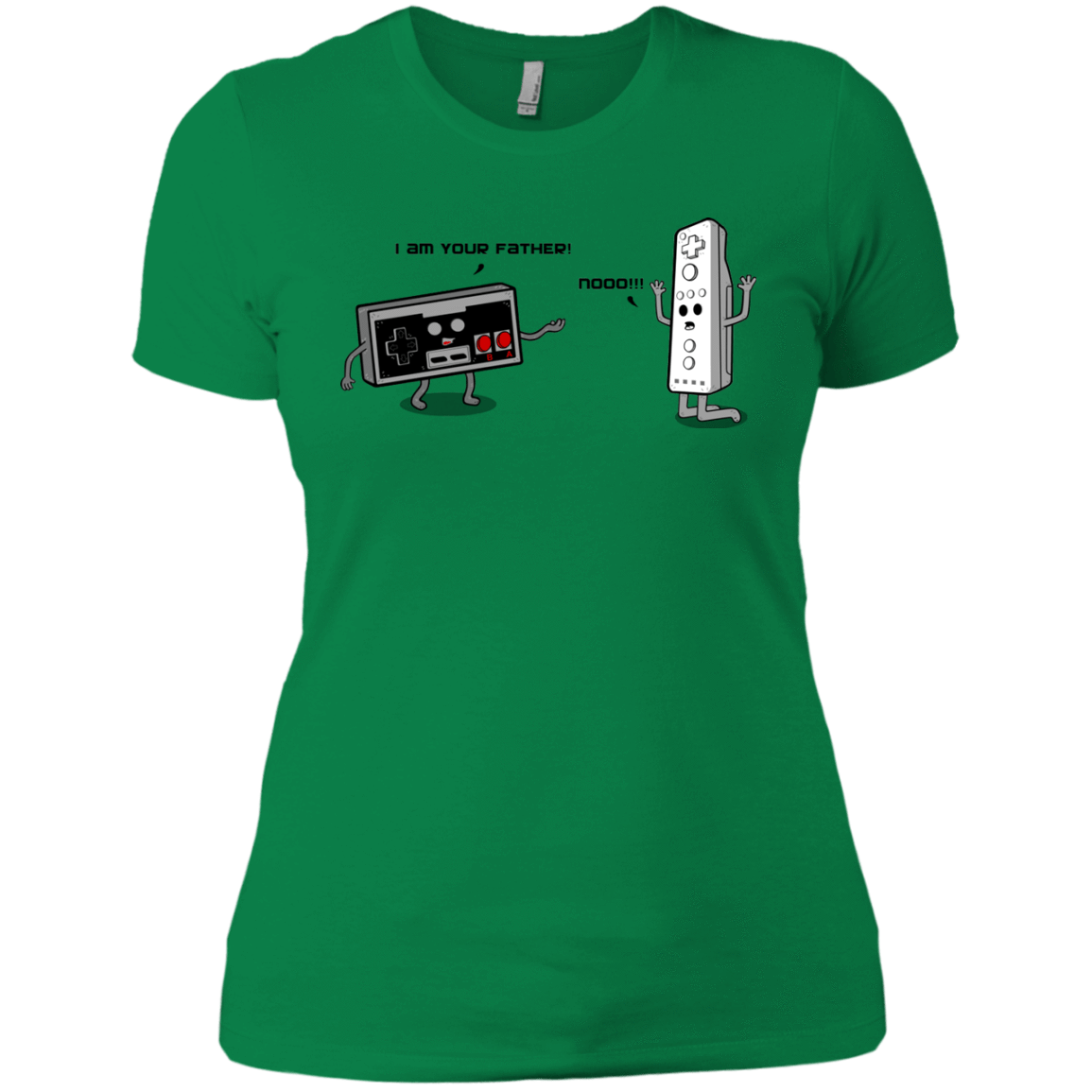 T-Shirts Kelly Green / X-Small I am your father NES Women's Premium T-Shirt