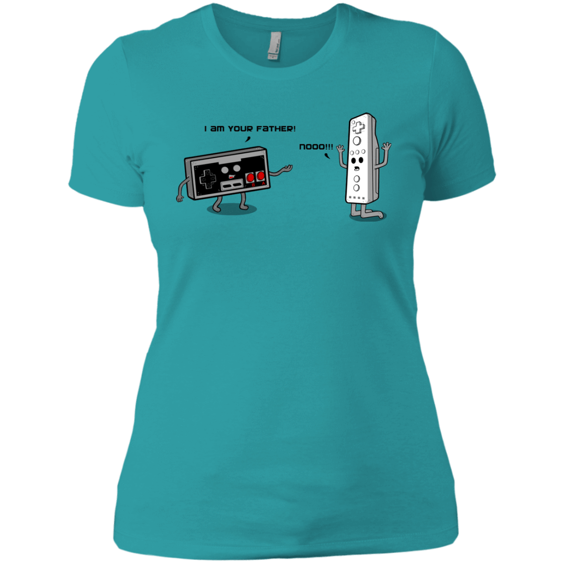 T-Shirts Tahiti Blue / X-Small I am your father NES Women's Premium T-Shirt