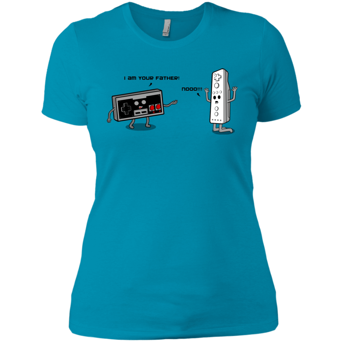 T-Shirts Turquoise / X-Small I am your father NES Women's Premium T-Shirt