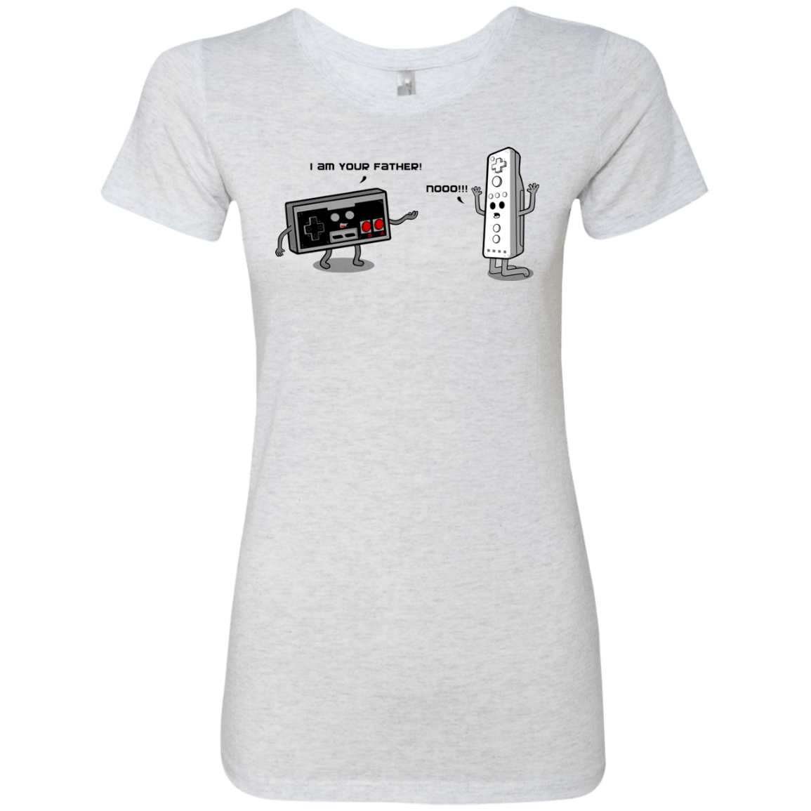 T-Shirts Heather White / Small I am your father NES Women's Triblend T-Shirt