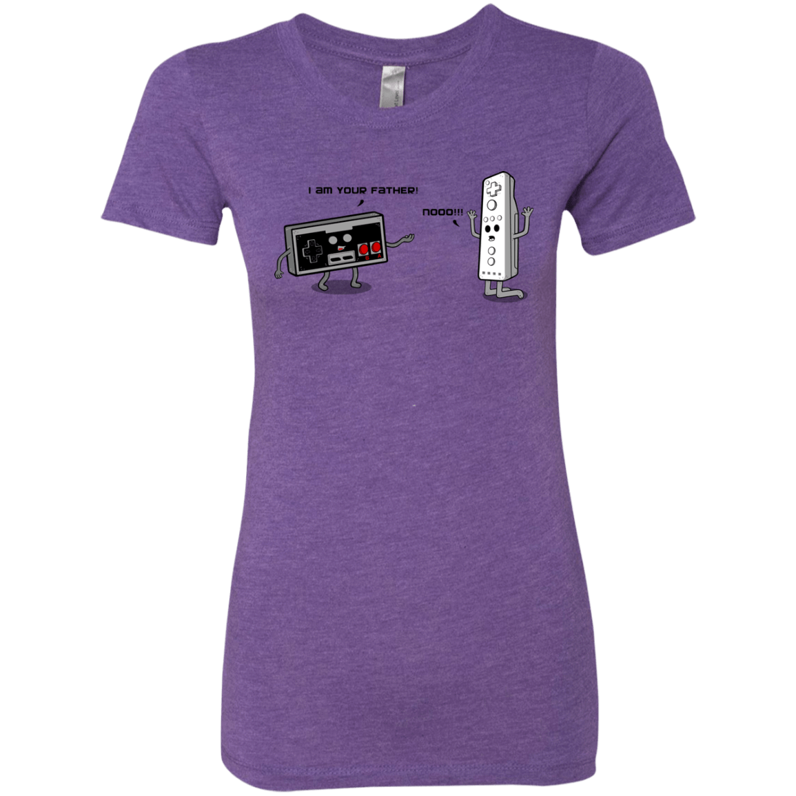 T-Shirts Purple Rush / Small I am your father NES Women's Triblend T-Shirt