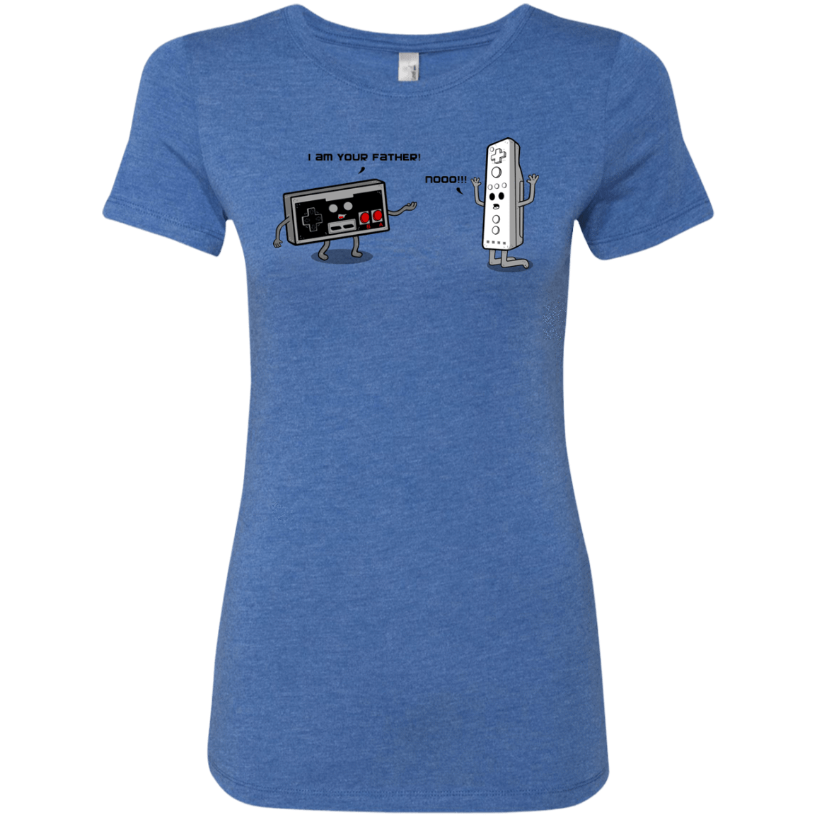T-Shirts Vintage Royal / Small I am your father NES Women's Triblend T-Shirt