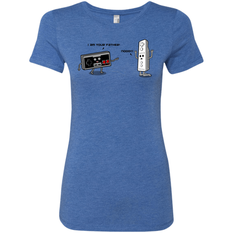 T-Shirts Vintage Royal / Small I am your father NES Women's Triblend T-Shirt