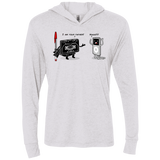 T-Shirts Heather White / X-Small I Am Your Father Triblend Long Sleeve Hoodie Tee