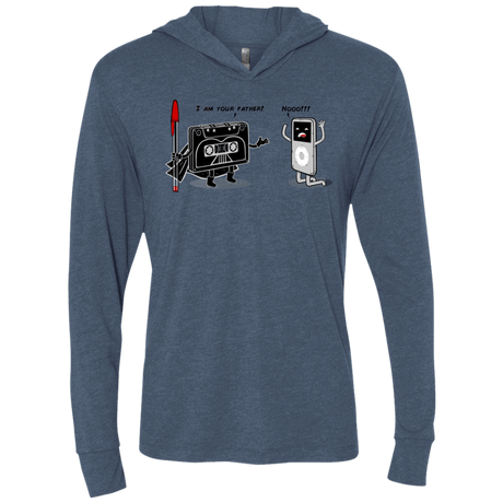 T-Shirts Indigo / X-Small I Am Your Father Triblend Long Sleeve Hoodie Tee