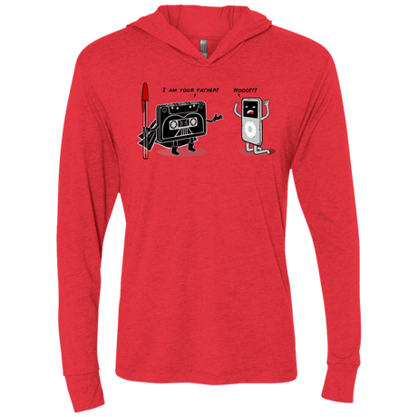 T-Shirts Vintage Red / X-Small I Am Your Father Triblend Long Sleeve Hoodie Tee