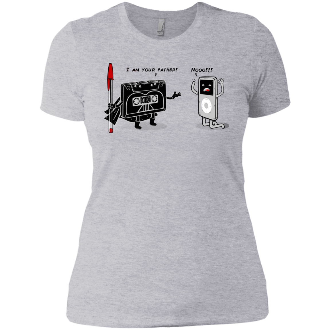 T-Shirts Heather Grey / X-Small I Am Your Father Women's Premium T-Shirt