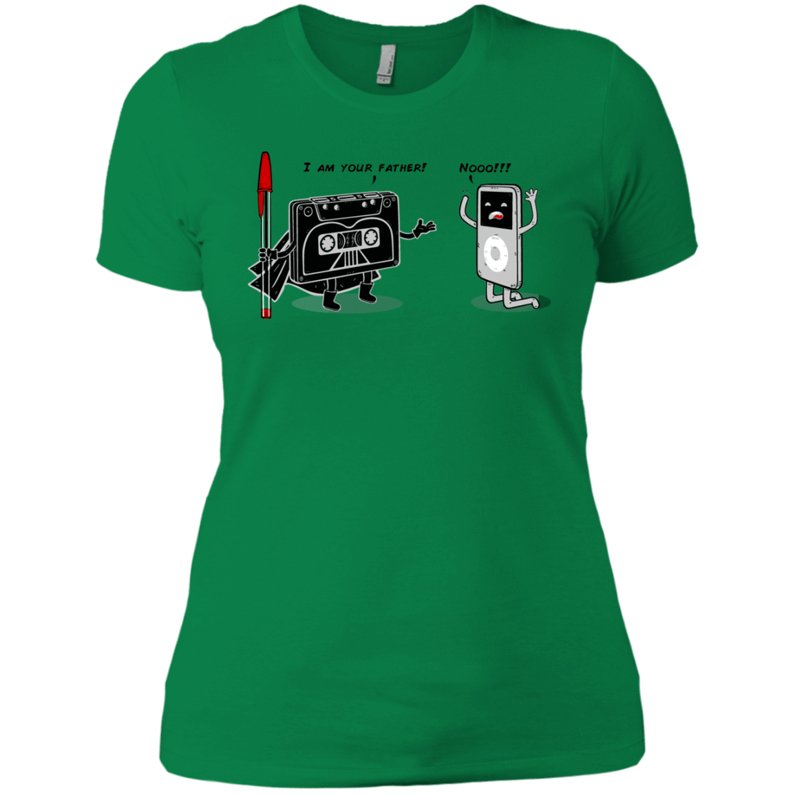 T-Shirts Kelly Green / X-Small I Am Your Father Women's Premium T-Shirt