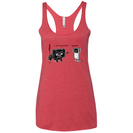 T-Shirts Vintage Red / X-Small I Am Your Father Women's Triblend Racerback Tank