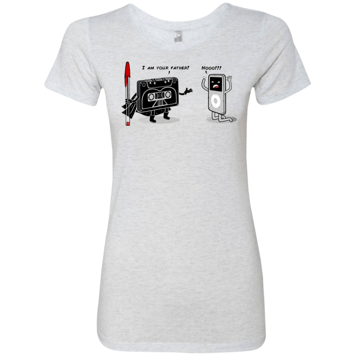 T-Shirts Heather White / Small I Am Your Father Women's Triblend T-Shirt