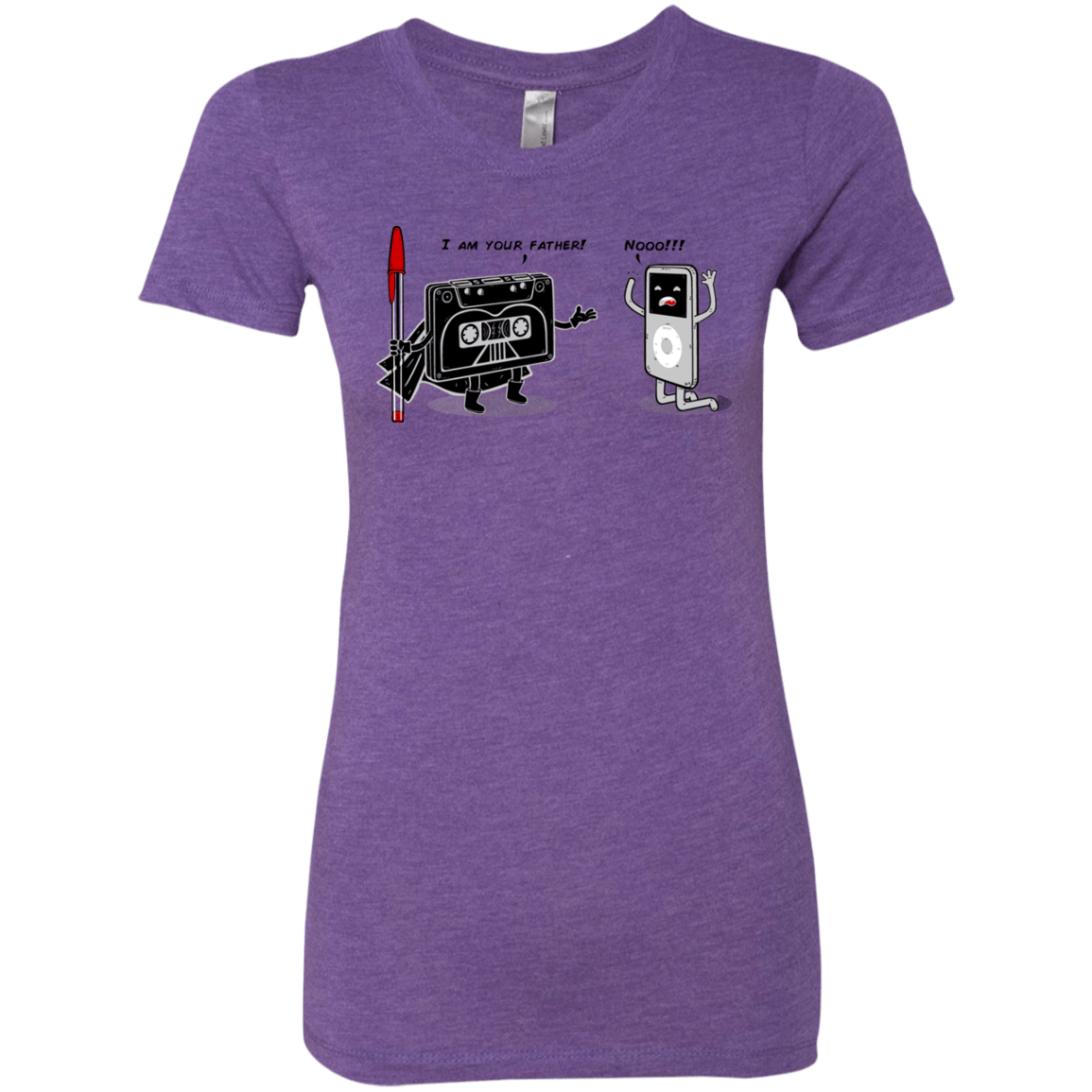 T-Shirts Purple Rush / Small I Am Your Father Women's Triblend T-Shirt