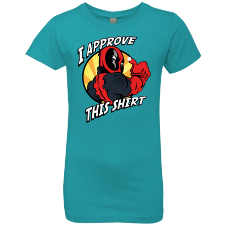 T-Shirts Tahiti Blue / YXS I Approve This Shirt Girls Premium T-Shirt