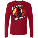 T-Shirts Cardinal / Small I Approve This Shirt Men's Premium Long Sleeve