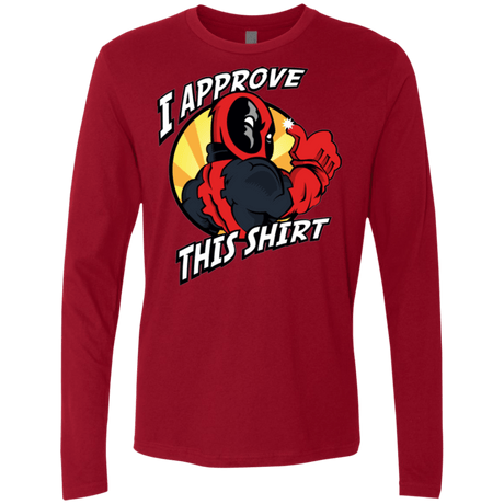 T-Shirts Cardinal / Small I Approve This Shirt Men's Premium Long Sleeve