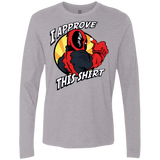 T-Shirts Heather Grey / Small I Approve This Shirt Men's Premium Long Sleeve