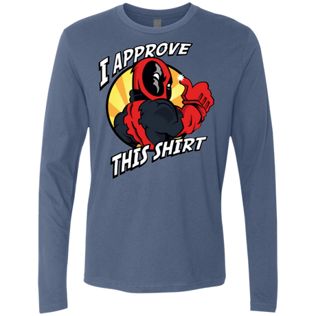 T-Shirts Indigo / Small I Approve This Shirt Men's Premium Long Sleeve