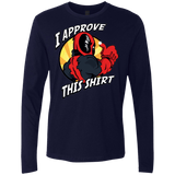 T-Shirts Midnight Navy / Small I Approve This Shirt Men's Premium Long Sleeve