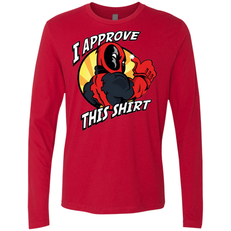 T-Shirts Red / Small I Approve This Shirt Men's Premium Long Sleeve