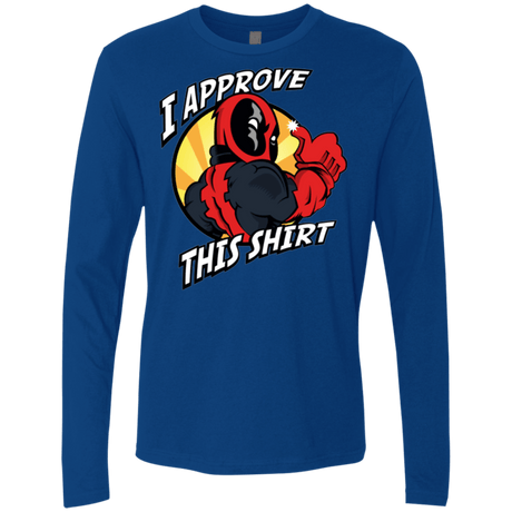 T-Shirts Royal / Small I Approve This Shirt Men's Premium Long Sleeve