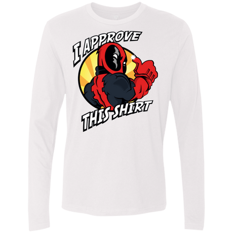 T-Shirts White / Small I Approve This Shirt Men's Premium Long Sleeve