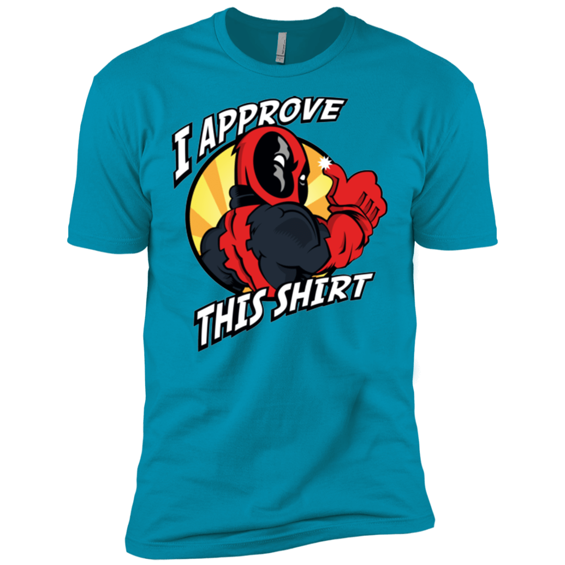 T-Shirts Turquoise / X-Small I Approve This Shirt Men's Premium T-Shirt