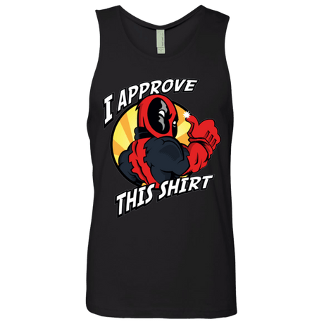 T-Shirts Black / Small I Approve This Shirt Men's Premium Tank Top