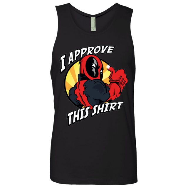 T-Shirts Black / Small I Approve This Shirt Men's Premium Tank Top
