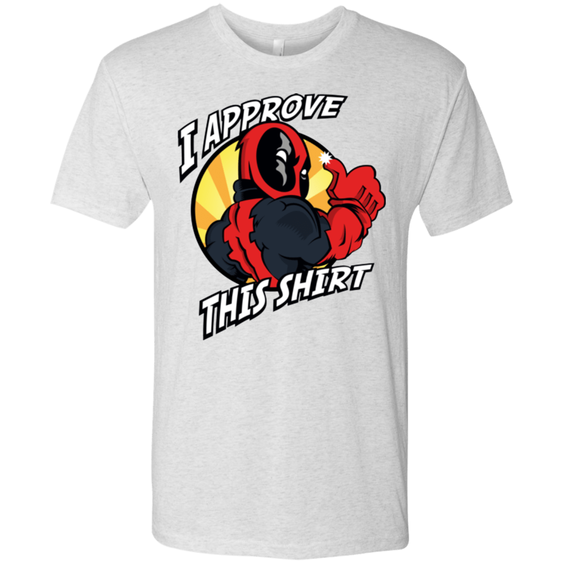 T-Shirts Heather White / Small I Approve This Shirt Men's Triblend T-Shirt