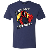 T-Shirts Vintage Navy / Small I Approve This Shirt Men's Triblend T-Shirt