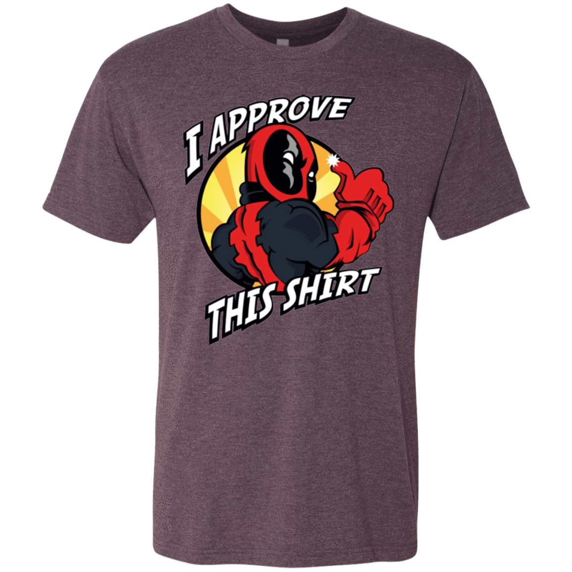 T-Shirts Vintage Purple / Small I Approve This Shirt Men's Triblend T-Shirt