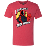T-Shirts Vintage Red / Small I Approve This Shirt Men's Triblend T-Shirt