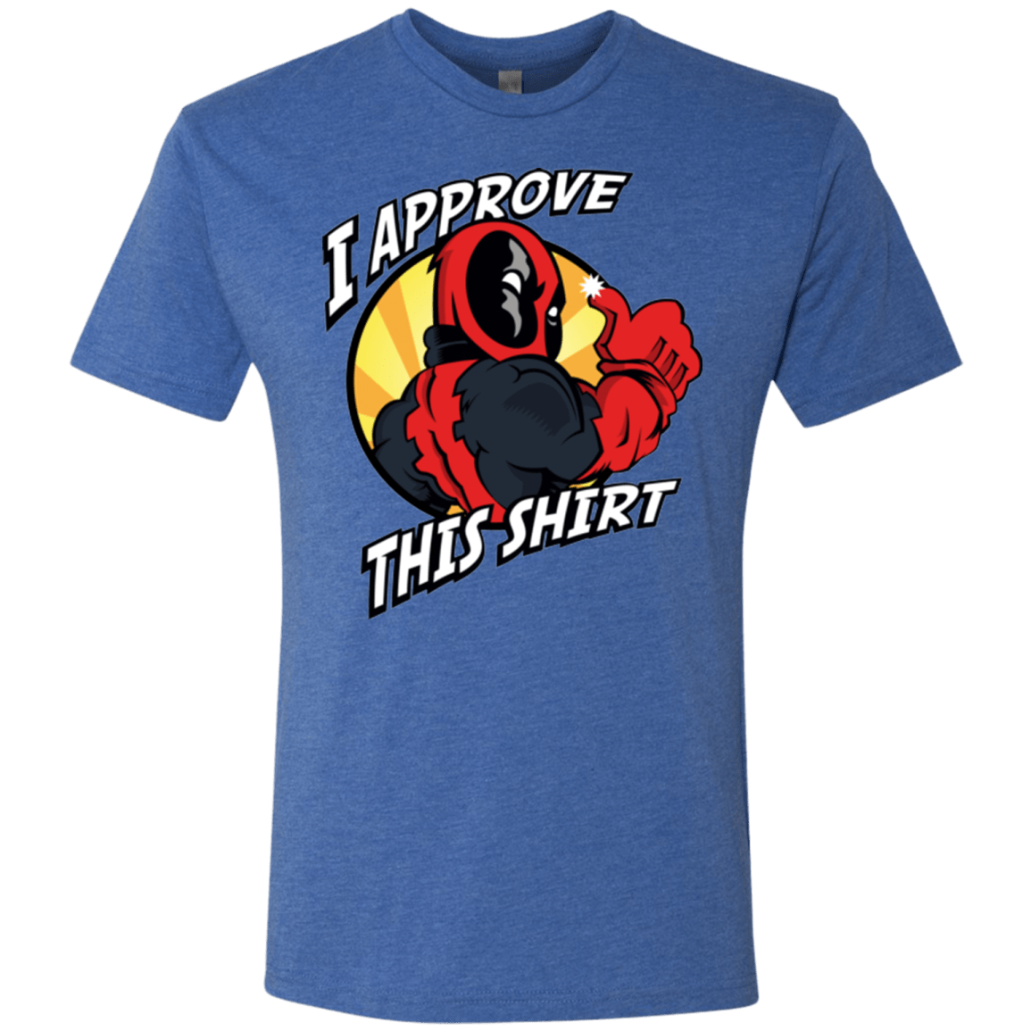 T-Shirts Vintage Royal / Small I Approve This Shirt Men's Triblend T-Shirt