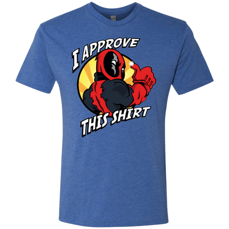 T-Shirts Vintage Royal / Small I Approve This Shirt Men's Triblend T-Shirt