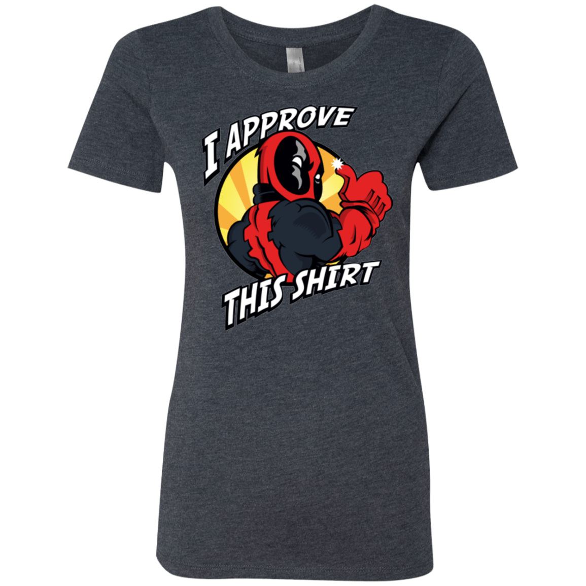 T-Shirts Vintage Navy / Small I Approve This Shirt Women's Triblend T-Shirt