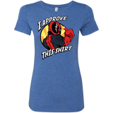 T-Shirts Vintage Royal / Small I Approve This Shirt Women's Triblend T-Shirt