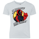 T-Shirts Heather White / YXS I Approve This Shirt Youth Triblend T-Shirt