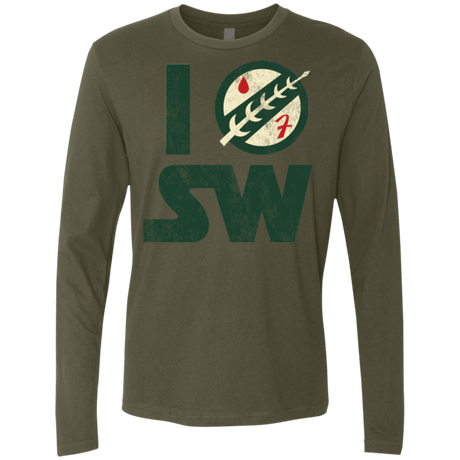 T-Shirts Military Green / Small I Boba SW Men's Premium Long Sleeve