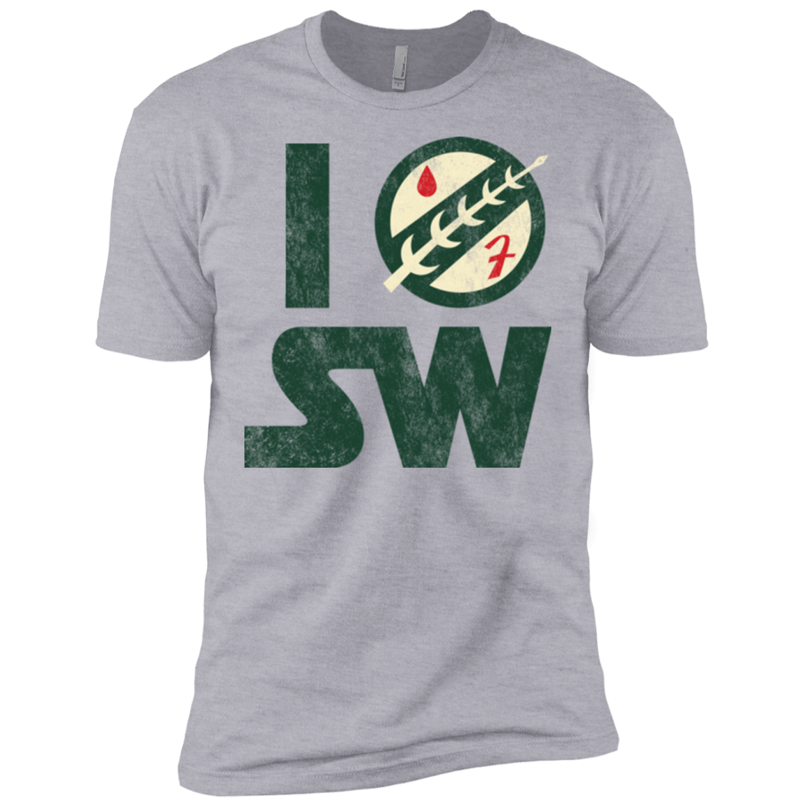 T-Shirts Heather Grey / X-Small I Boba SW Men's Premium T-Shirt