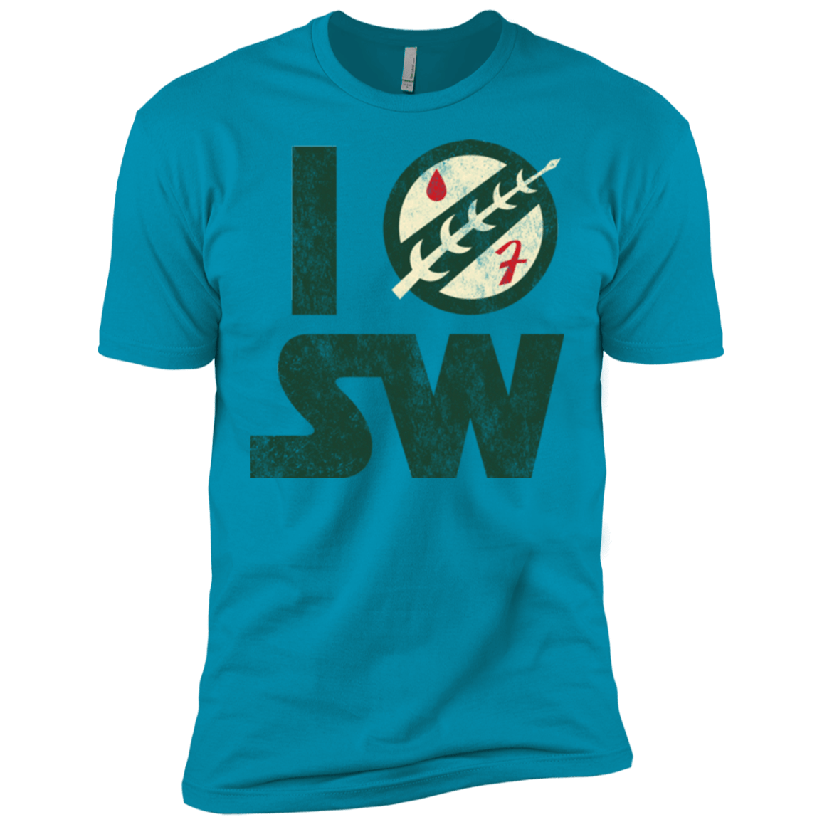 T-Shirts Turquoise / X-Small I Boba SW Men's Premium T-Shirt
