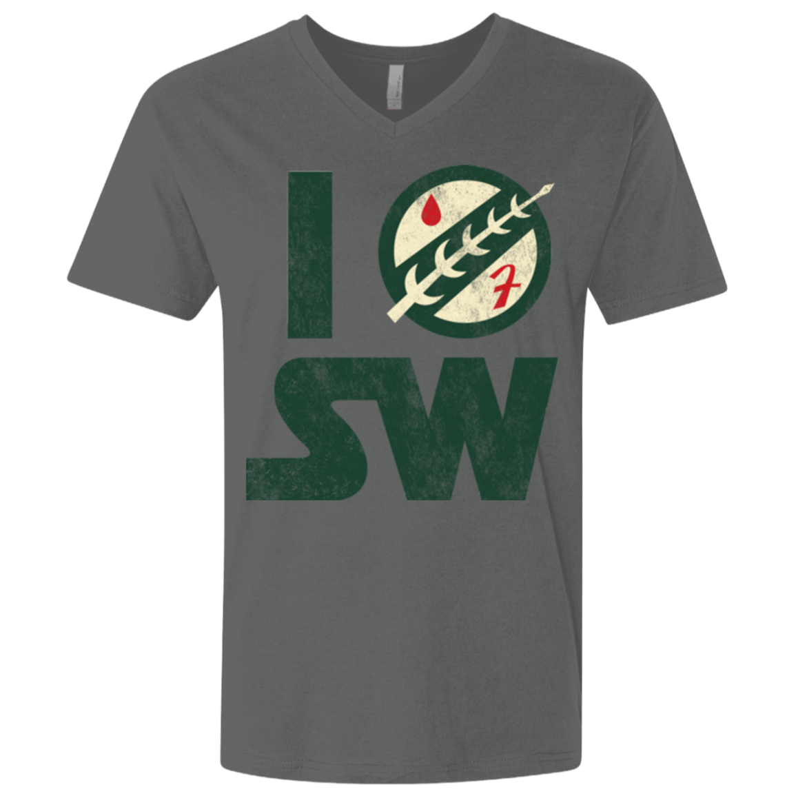 T-Shirts Heavy Metal / X-Small I Boba SW Men's Premium V-Neck