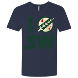 T-Shirts Midnight Navy / X-Small I Boba SW Men's Premium V-Neck