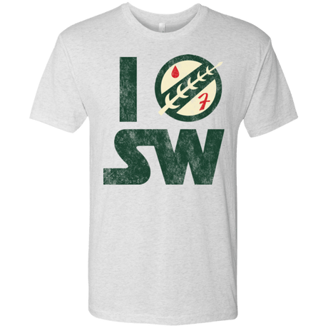 T-Shirts Heather White / Small I Boba SW Men's Triblend T-Shirt