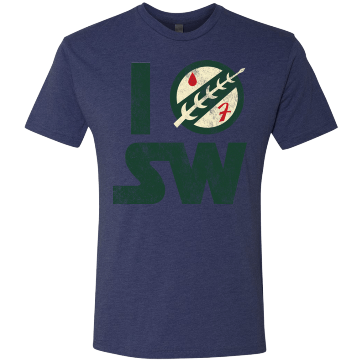 T-Shirts Vintage Navy / Small I Boba SW Men's Triblend T-Shirt