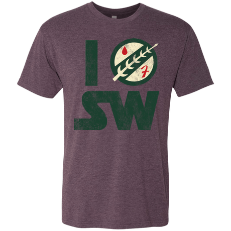 T-Shirts Vintage Purple / Small I Boba SW Men's Triblend T-Shirt