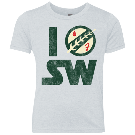 T-Shirts Heather White / YXS I Boba SW Youth Triblend T-Shirt