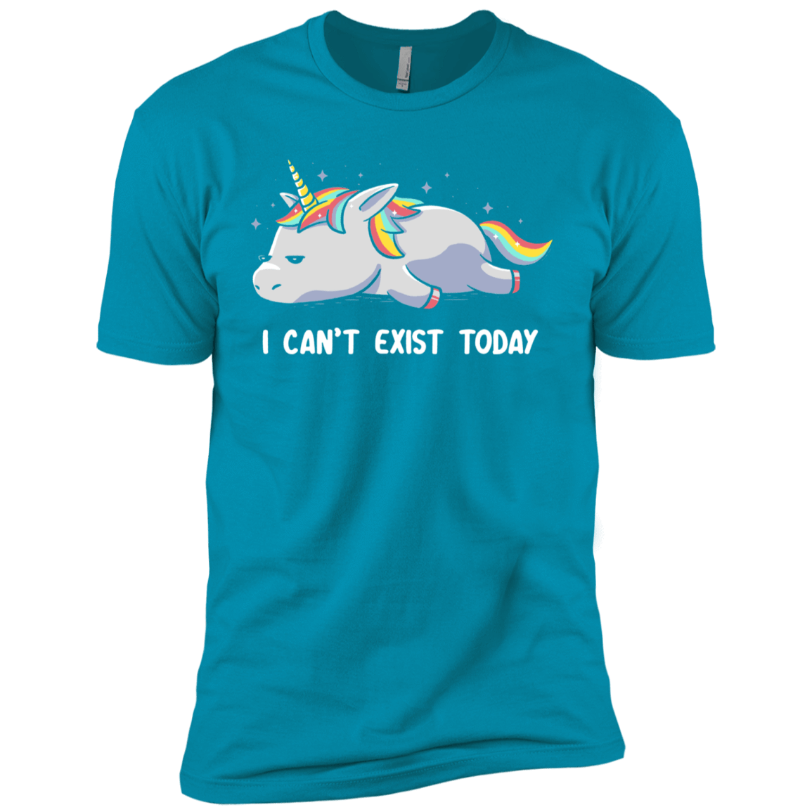 T-Shirts Turquoise / YXS I Can't Exist Today Boys Premium T-Shirt
