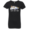 T-Shirts Black / YXS I Can't Exist Today Girls Premium T-Shirt