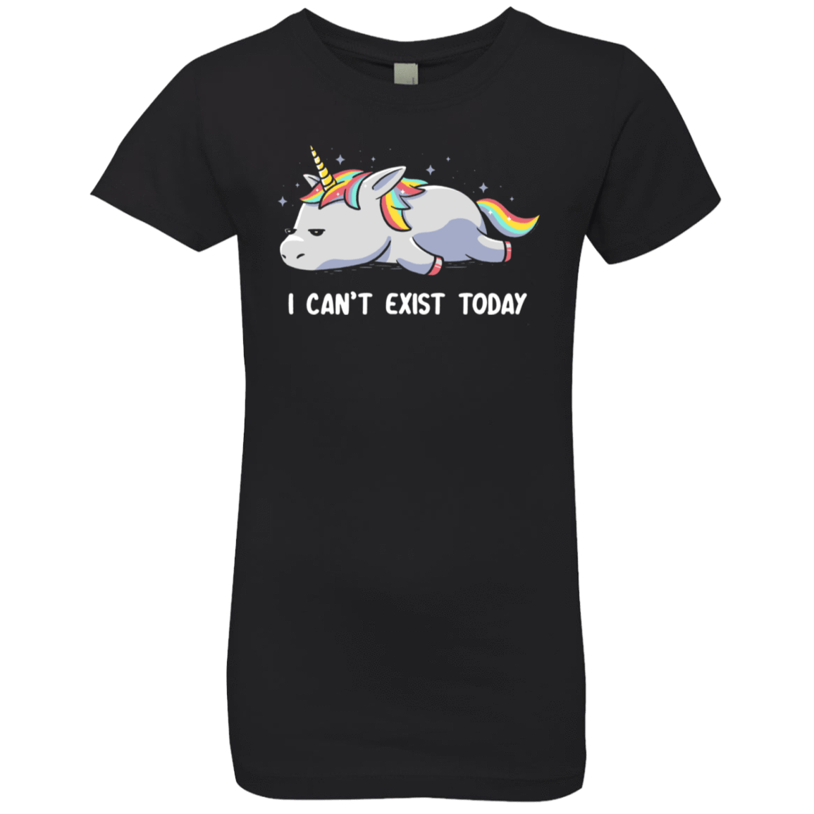 T-Shirts Black / YXS I Can't Exist Today Girls Premium T-Shirt