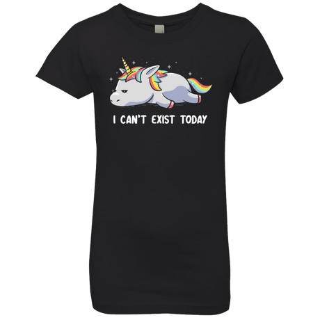 T-Shirts Black / YXS I Can't Exist Today Girls Premium T-Shirt